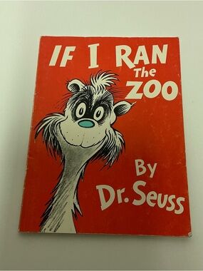 Dr Seuss If I Ran The Zoo Out of Print Discontinued Book Vintage Paperback